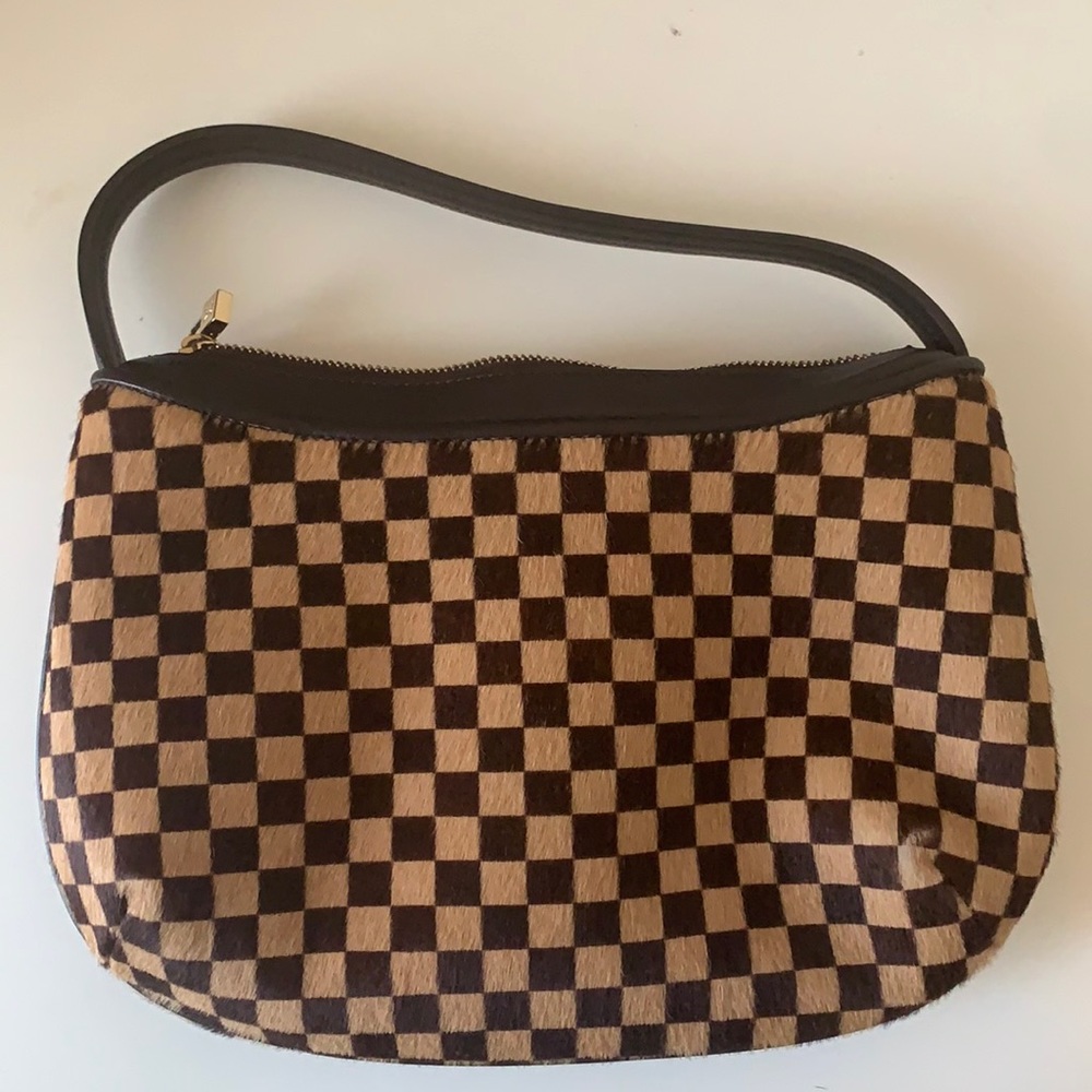 Louis Vuitton mohair clutch